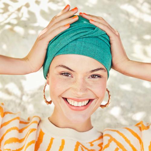 Turbante Christine Headwear Zoya Viva – Turbante Elegante In Stile Viva Rose, Taglia Unica, Per Capelli E Stile