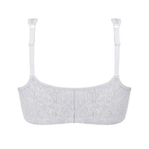 Brassière postopératoire gris chiné en coton Fleur Amoena