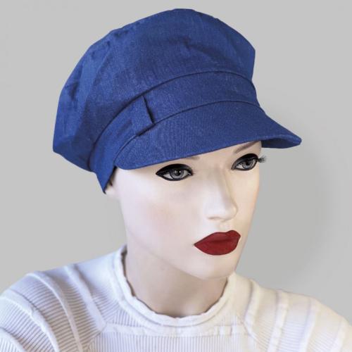 Casquette chimio Gavroche denim MM Paris