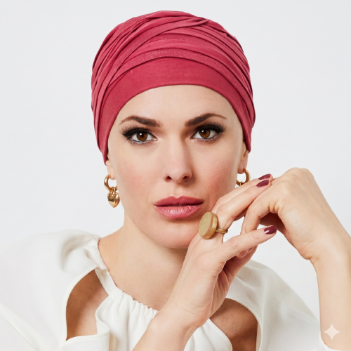 Turban Prêt-à-Enfiler Mira Gisela Mayer : Jersey de Bambou et Bandeau