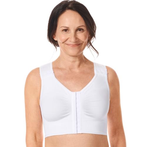Brassière Lymph Flow Long blanc Curalymph Compression Amoena