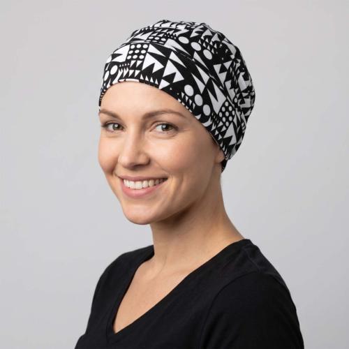 Bonnet Tala Coton Multicolore Ellen Wille : Imprimés dynamiques et volume