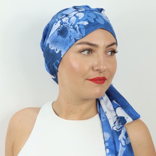 Foulard bandana prénoué été Lolita multicolore Autrement Belle