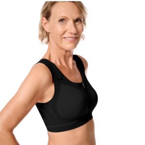 Brassière Lymph Flow noir Curalymph Compression Amoena
