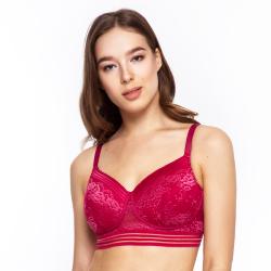 Soutien-gorge pour prothèses paddé Bloom rouge 85 A Megami