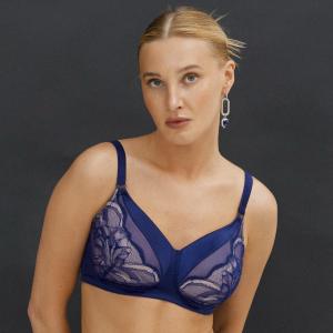 Soutien-gorge pour prothèses sans armatures Valse bleu Megami