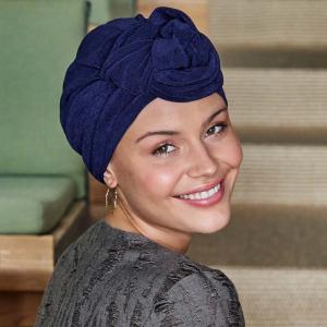 Turban chimio confort Elena avec nœud - Viva Headwear