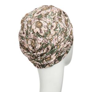 Turban chimio Confort Lotus Christine Headwear : Bambou Caretech® et Fleur Élégante