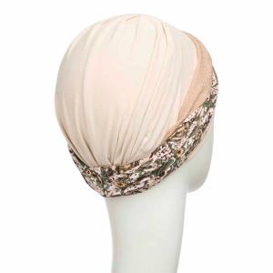 Turban chimio Modulable Shakti Christine Headwear : Bambou Caretech® et Multi-Textures