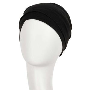 Turban chimio Vintage Zuri Christine Headwear : Coton Supima® et Rosace Élégante
