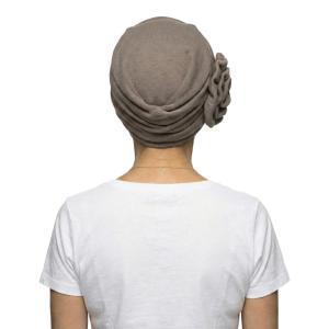 Bonnet Turban Chimio Elena - Laine & Bambou - Volume & Fleur