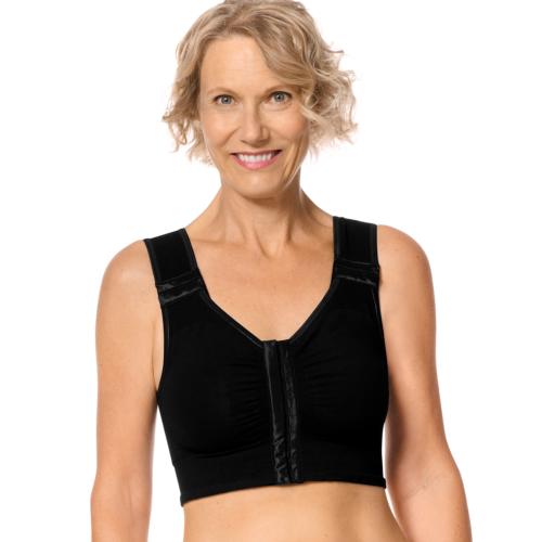 Brassière Lymph Flow Long noir Curalymph Compression Amoena