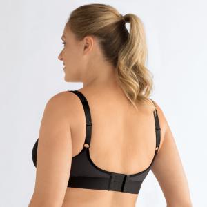 Soutien gorge de sport pour prothèses Power noir et gris Amoena