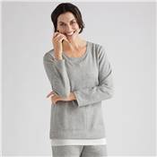 Sweat avec brassire intgre gris chin Amoena