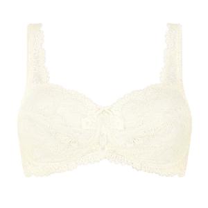 Soutien-gorge sans armatures Floria - Amoena (Dentelle Coton Ivoire)