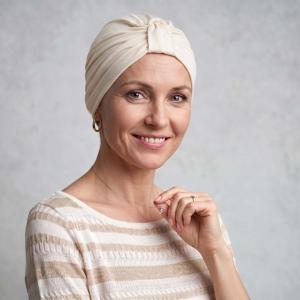 Turban chimio Violette bambou : La gamme iconique - Autrement Belle