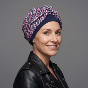Turban chimio Margot Bambou : Volume et nœud couture - Autrement Belle