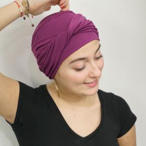 Turban en bambou Lucie uni Autrement Belle