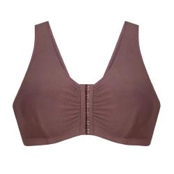 Brassière postopératoire taupe en coton Hazel Anita