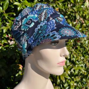 Casquette chimio heda sun imprimé Gisela Mayer