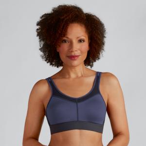 Soutien gorge de sport pour prothses Power bleu marine Amoena