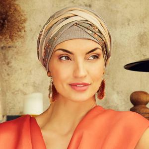 Turban chimio Boho avec bandeau amovible Christine Headwear