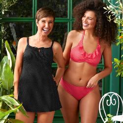 Bikini à poches Romantic down rouge Amoena
