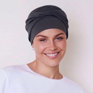 Turban chimio Confort Zoya Viva Christine Headwear : Coton, Viscose et Bandeau Torsadé
