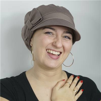 Casquette coton pour chimio Jane Autrement Belle