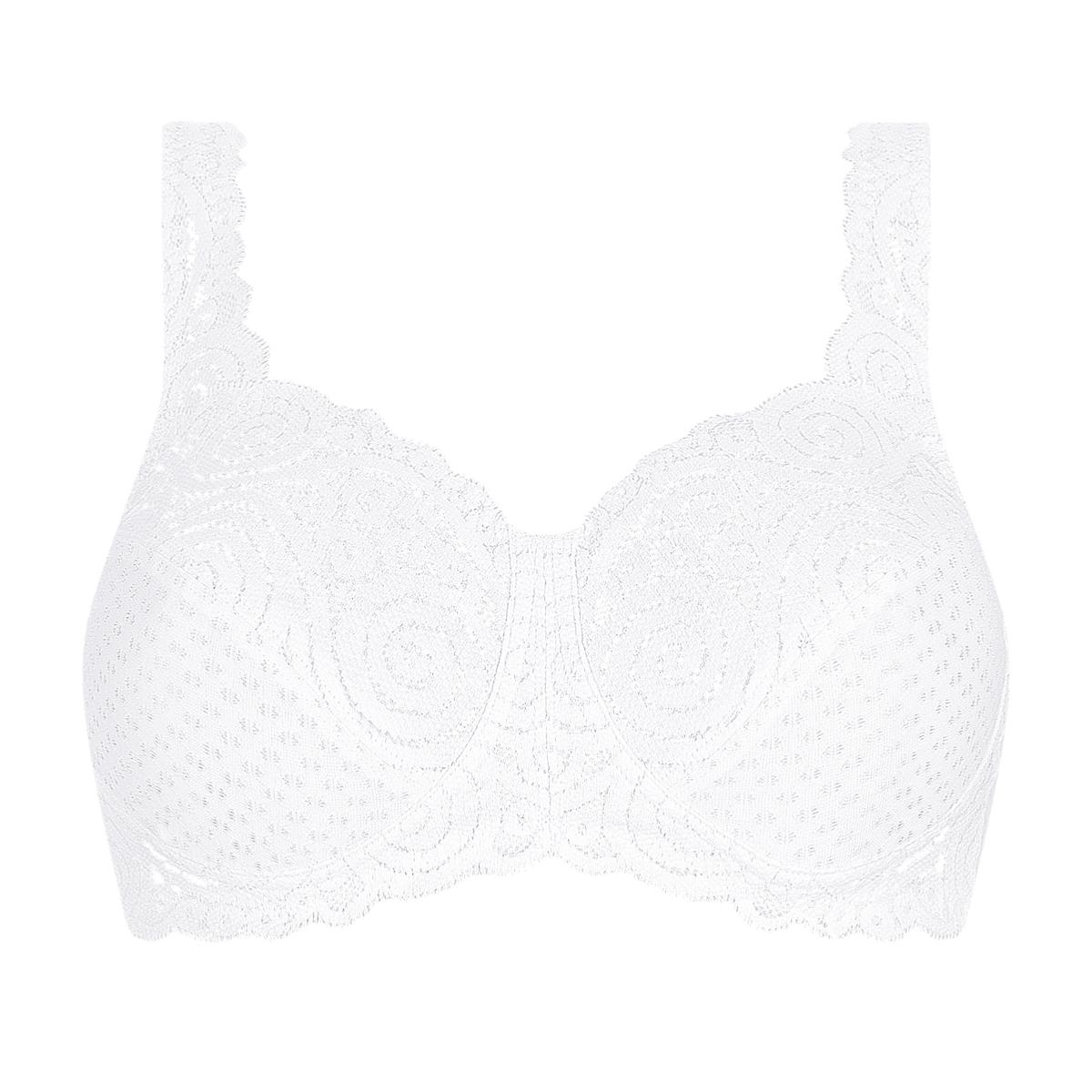 Soutien-gorge sans armatures Jasmin blanc Amoena - Autrement Belle