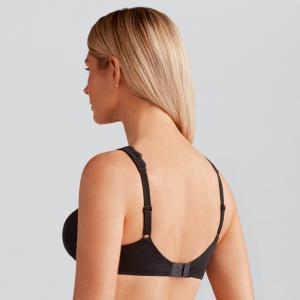 Soutien-gorge sans armatures Jasmin noir Amoena