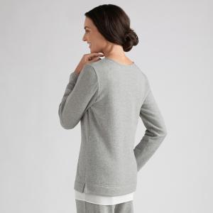 Sweat avec brassière intégrée gris chiné Amoena