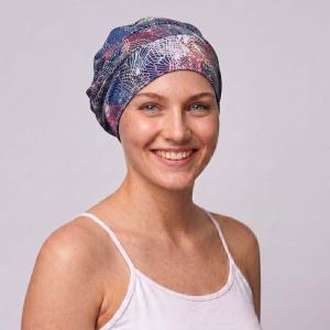 Bonnet chimio L�a Bambou l�g�ret� et imprim�s d'�t� - Autrement Belle