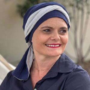 Foulard Chimio Savannah - Mousseline de Coton Bicolore & R�versible