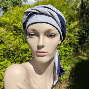 Foulard Chimio Savannah - Mousseline de Coton Bicolore & Réversible