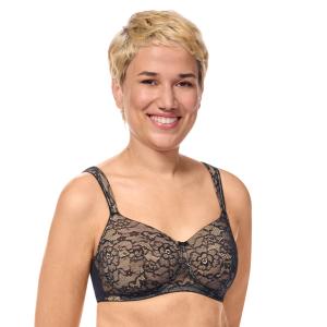 Soutien-gorge à coques sans armatures Camilla Paddé Amoena - Noir / Sable