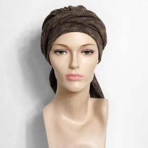 Bonnet Turban Chimio Hiver - Modèle Julieta - Laine & Bambou à Nouer