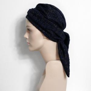 Bonnet Turban Chimio Hiver - Modèle Julieta - Laine & Bambou à Nouer