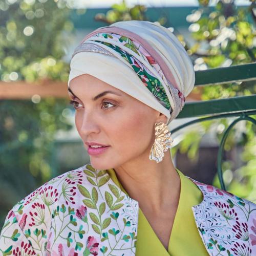 Turban chimio confort La Perla Boho Spirit - Christine Headwear