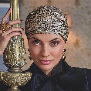 Turban chimio confort Sapphire Boho Spirit - Christine Headwear