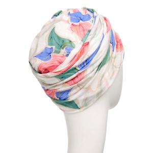 Turban chimio confort Lotus lin - Christine Headwear
