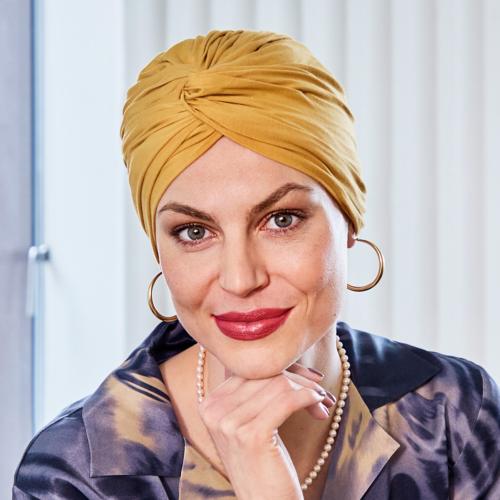 Turban chimio d'Hiver Uni Joyo Christine Headwear : Bambou Caretech®