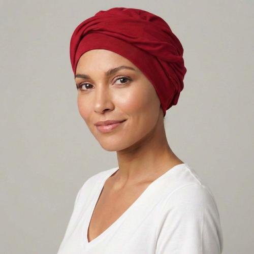 Turban chimio Lucie uni bambou Autrement Belle : L'iconique volume torsadé - Autrement belle