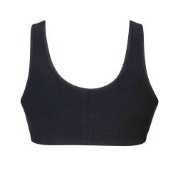 Brassière postopératoire noire en coton Hazel Anita