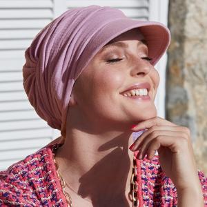 Casquette chimio Hedda sun anti-UV - accessoire cheveux chimio