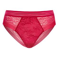 Panty en dentelle Bloom rouge Megami