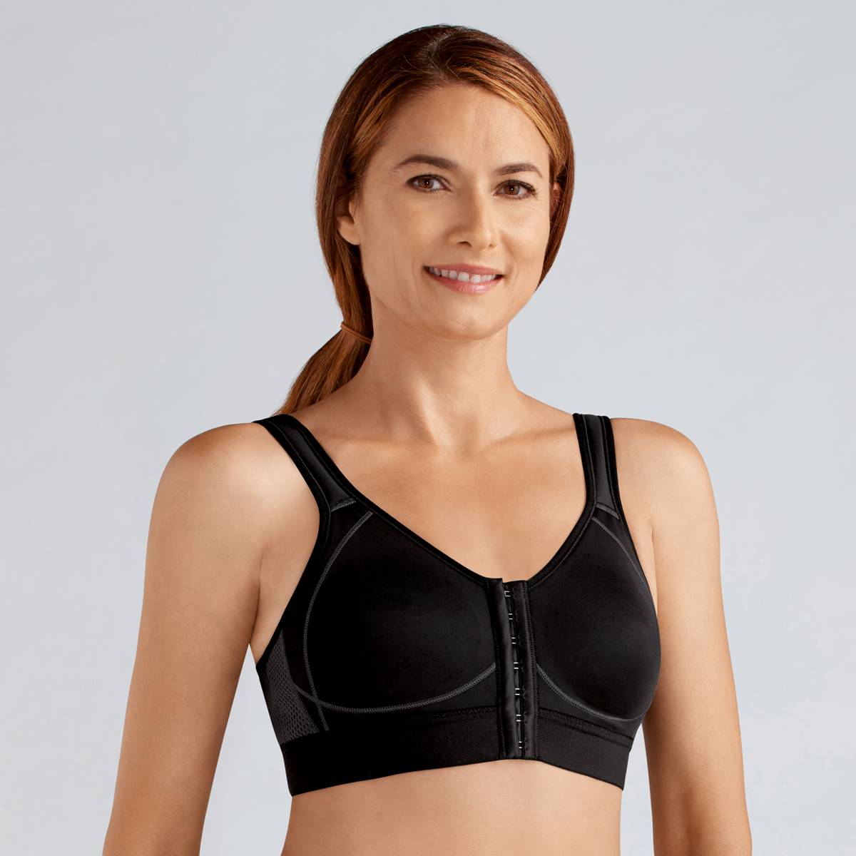 Soutien-gorge postopératoire sans armatures noir Ester ...