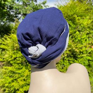 Foulard Chimio Savannah - Mousseline de Coton Bicolore & Réversible