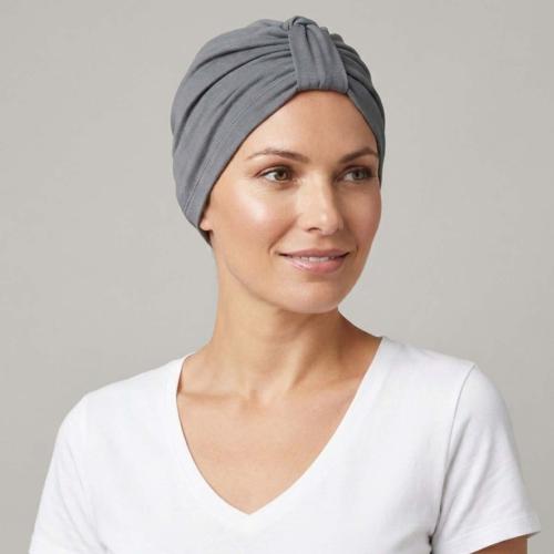 Turban chimio Violette bambou : La gamme iconique - Autrement Belle