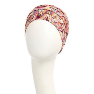 Bonnet chimio Yoga Multicolore Christine Headwear : Bambou et imprimés exclusifs